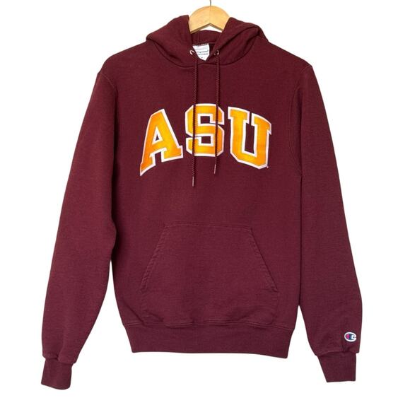 ASU Arizona State Sun Devils Champion Hoodie Hooded Sweatshirt Size S EUC - Picture 1 of 7